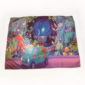 Scooby-Doo Shaggy Psychedelic Multicolor Cartoon Tapestry Wall Hanging